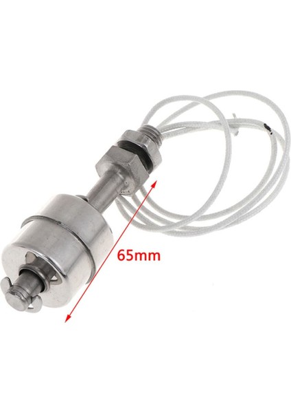 Metal Sıvı Su Seviye Sensörü 65MM Paslanmaz Çelik Şamandıra Mekanik Anahtar Kazan Depo Tank Havuz fırsatları