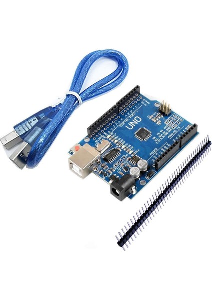 Arduino Uno R3 Klon ATMEGA328P Smd CH340 USB Kablo Açık Kaynak Kodlu Yazılım Geliştirme Kartı