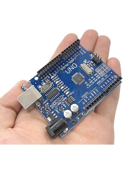 Arduino Uno R3 Klon ATMEGA328P Smd CH340 USB Kablo Açık Kaynak Kodlu Yazılım Geliştirme Kartı