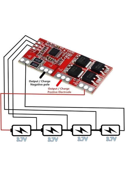4s 30A Bms Lityum Li-Ion Batarya Koruma Kartı - 18650 Lipo fiyatları