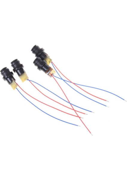 Kablolu Kırmızı Nokta Lazer Modül Plastik Kafa 5mw 650NM 3V 5V 6mm 15 Metre Mesafe Lazer Diyot Modül fırsatları