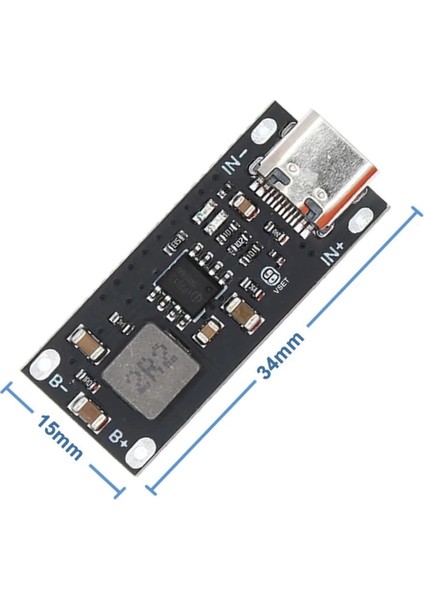IP2312 4.2V 3A Lityum Pil Yüksek Akımlı Şarj Devresi Tek Hücreli Li-Ion Lipo Type-C USB Giriş