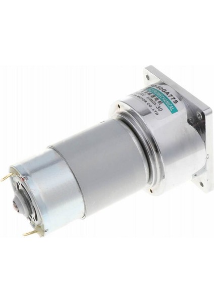 XD-60GA775 Dc Motor 24V 30RPM 35W 40KG.CM Yüksek Tork Kuvvet Metal Dişli Redüktörlü Robot Cnc