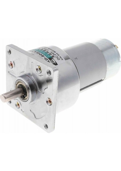 XD-60GA775 Dc Motor 24V 30RPM 35W 40KG.CM Yüksek Tork Kuvvet Metal Dişli Redüktörlü Robot Cnc