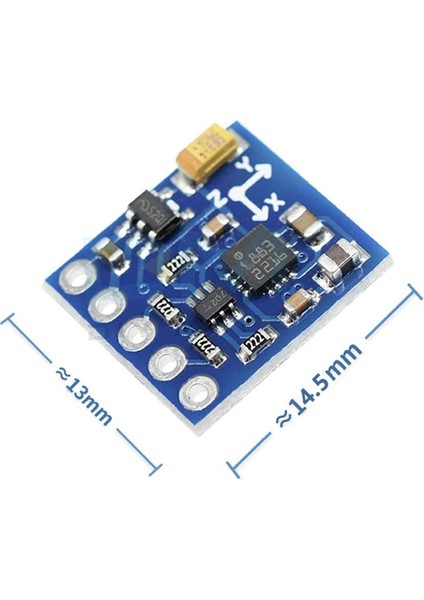 HMC5883 GY-271 Üç Eksenli Gyro Sensör Modülü 3V-5V Manyetometre Manyetik Alan Ölçme 3 Axis Pusula