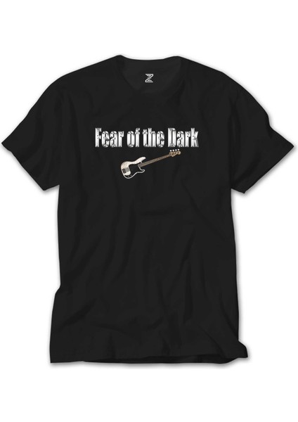 Iron Maiden Fear Of The Dark Guitar Siyah Tişört