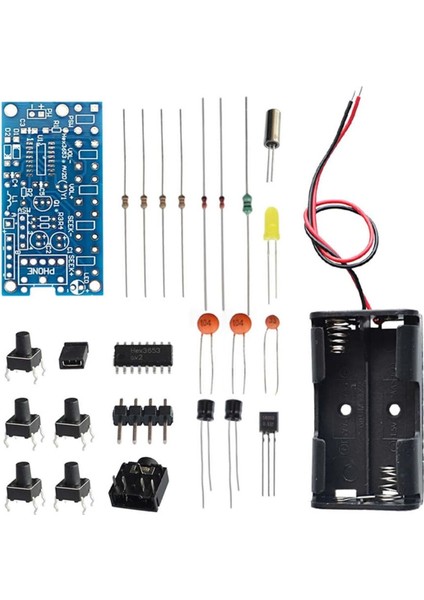 Demonte HEX3653 Stereo Fm Radyo Alıcı Modül Elektronik Eğitim Kiti Dc 1.8V-3.6V Kablosuz Dijital