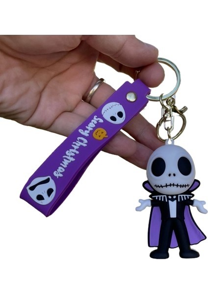 Cadılar Bayramı Noel Korku Geceleri Kafatası Jack Doll Kolye Çanta Anahtarlığı Süsleme (Yurt Dışından)