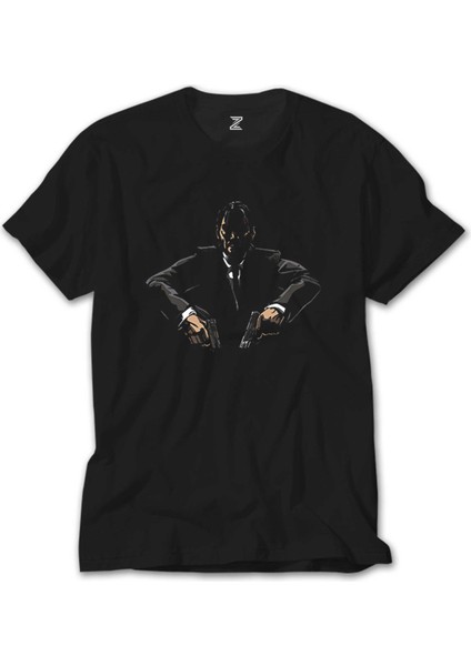 John Wick Minimal Siyah Tişört