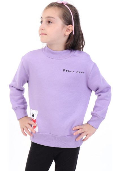 Kız Bebek Baskılı Sweatshirt