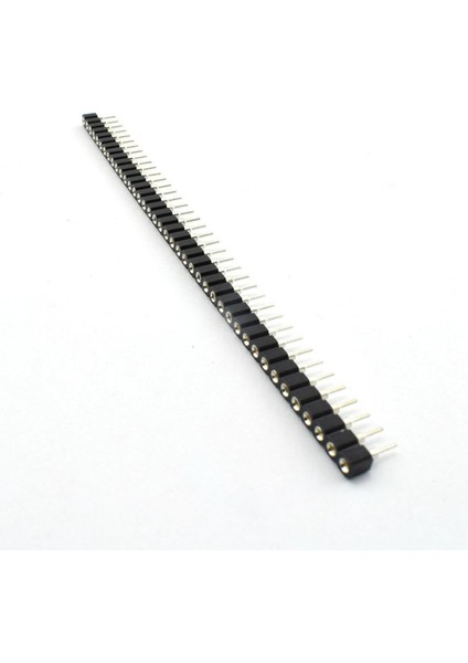 1X40 Pin Precision Dişi Header Tek Sıra 2.54MM 180 Derece Yuvarlak Kırılabilir Bölünebilir
