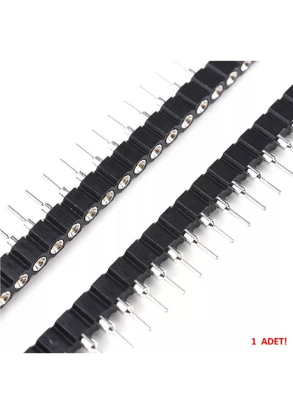 1X40 Pin Precision Dişi Header Tek Sıra 2.54MM 180 Derece Yuvarlak Kırılabilir Bölünebilir fiyatları