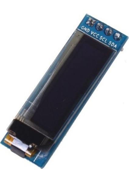128X32 OLED LCD Ekran 0.91 Inch SSD1306 (Arduino Uyumlu) - Beyaz