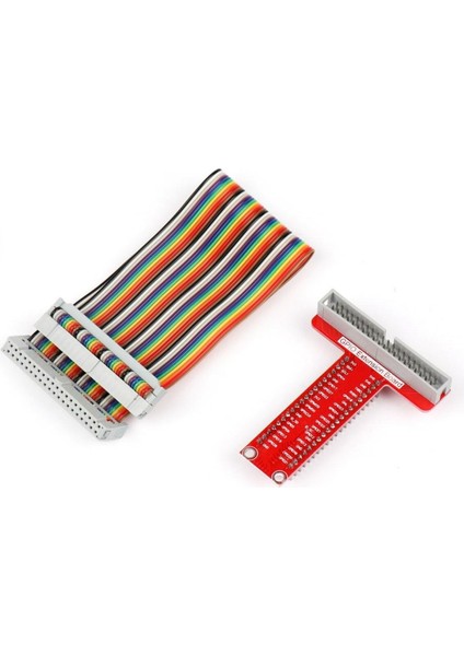 Raspberry Pi T Genişleme Kartı + 40 Pin Ribbon KABLO3B+ 4b 2 Model B B+ A+ Zero T-Cobbler
