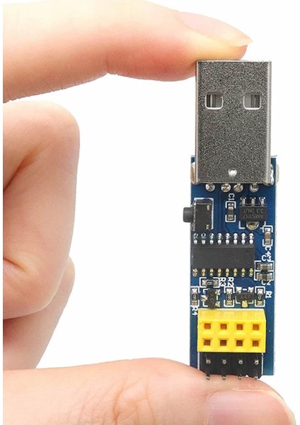 Esp-01 CH340 USB Bağlantı Adaptörü Uyumlu Reset Butonlu ESP01 ESP8266 ESP-01S Wifi Modül Ayar