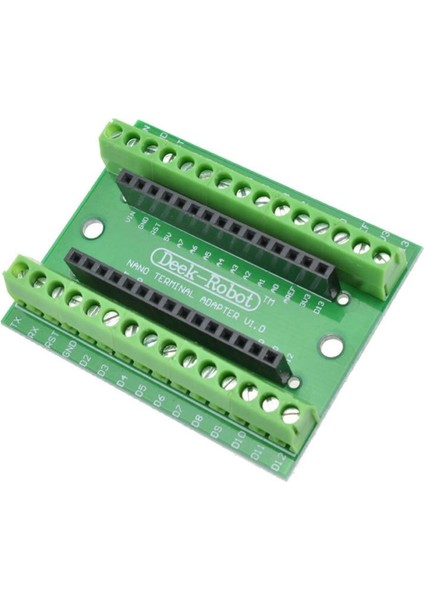 Arduino Nano 3.0 Genişleme Kartı Io Terminal Adaptör Shield Kolay Bağlantı Klemens Soketler