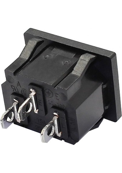220V 15A Ac Erkek Power Giriş Soketi C14 3 Pin Panel Montaj Tip Güç Kablo Bağlantı Konnektörü fiyatları