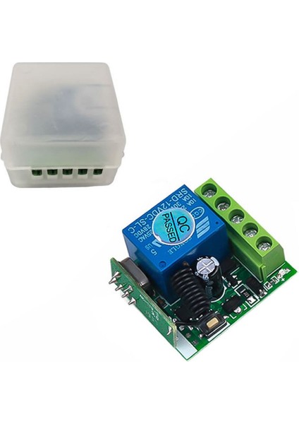 433MHZ Rf 1 Uyumlu Kanal Modül Dc 12V Kablosuz Pompa Fan Lamba Perde Akıllı Ev Garaj Bariyer Kapı indirimleri