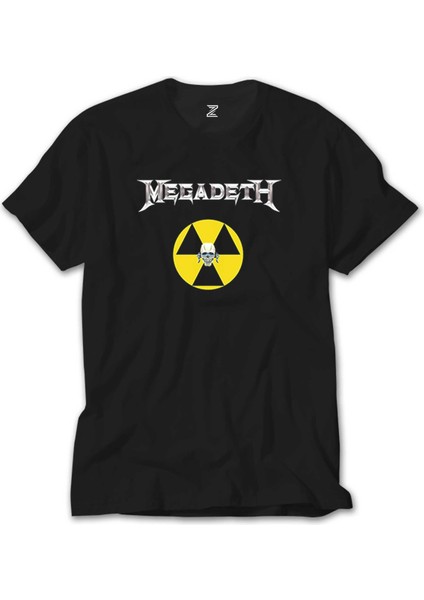 Megadeth Nuclear Radioactive Siyah Tişört