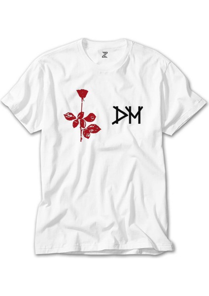 Depeche Mode Rose Beyaz Tişört
