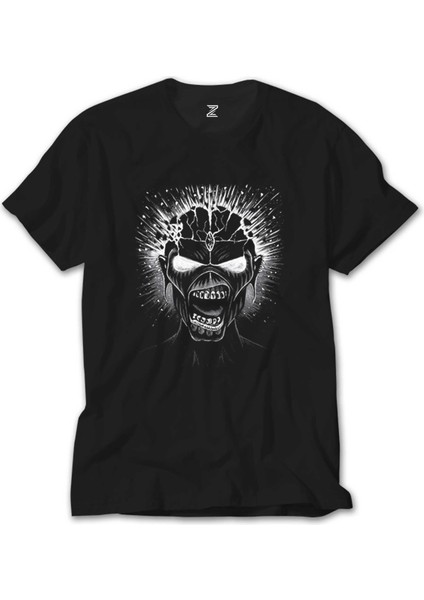 Iron Maiden Skull Siyah Tişört