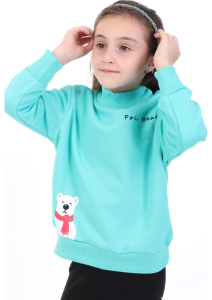 Kız Bebek Baskılı Sweatshirt
