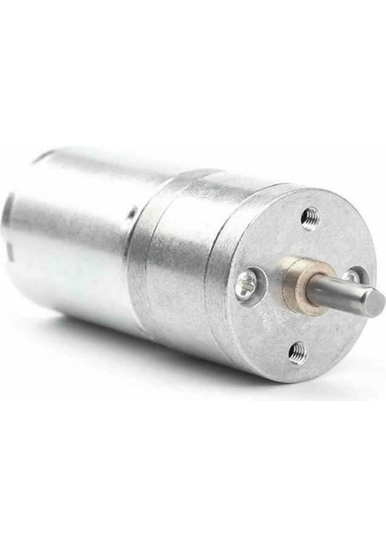 12V 620RPM JGA25-370 Redüktörlü Dc Motor Metal Dişli Yüksek Tork Kuvvet 25MM Robot Oyuncak