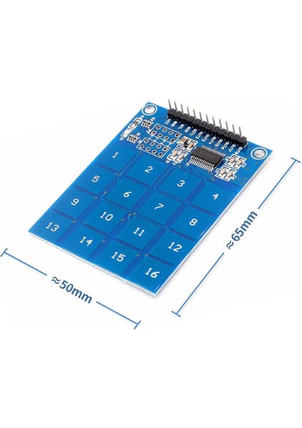 TTP229 16 Buton Dokunmatik Sensör Modülü Kapasitif Dijital Tuş Algılayıcı Anahtar Keypad