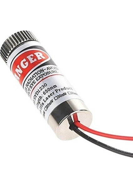 5mw 650NM Kırmızı Artı Lazer Modül Lens ile Odak Ayarlı 12MM Çap