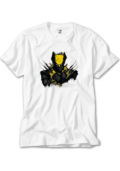 Wolverine Splash Beyaz Tişört