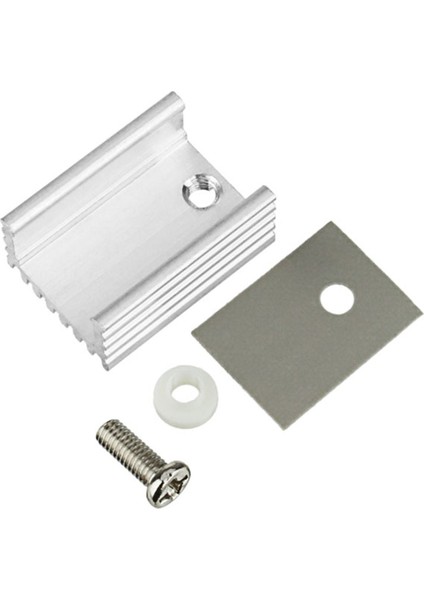 TO220 Aluminyum Soğutucu Set Radyatör Entegre Transistör Mosfet Bjt LM78XX LM317 Irfxxx Tdaxx