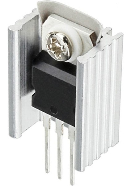 TO220 Aluminyum Soğutucu Set Radyatör Entegre Transistör Mosfet Bjt LM78XX LM317 Irfxxx Tdaxx