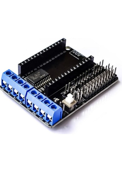 Nodemcu L293D Shield Motor Sürücü ESP8266 Kablosuz Internet Wifi Motor Uzaktan Kontrol Robo