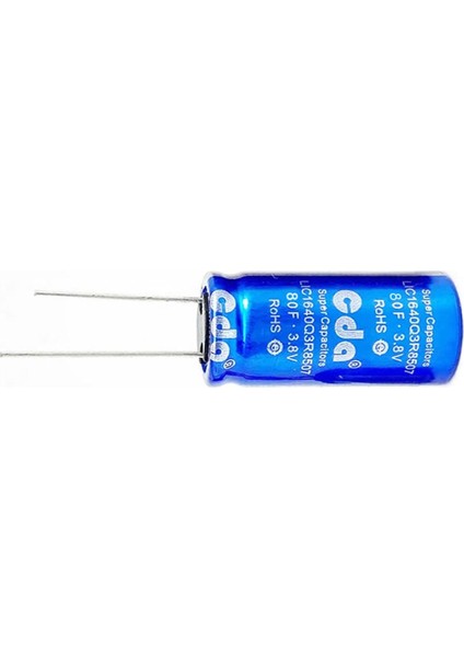 80F 3.8V 3A Süpercap 10X20MM Dıp Süper Kapasitör Enerji Depolama Güneş Rüzgar Akü Batarya Güç fırsatları