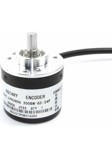 LPD3806-500BM-G5-24F 500 Pals Optik Enkoder Dc 5V-24V Rotary Döner Encoder, Ab 2 Fazlı Motor