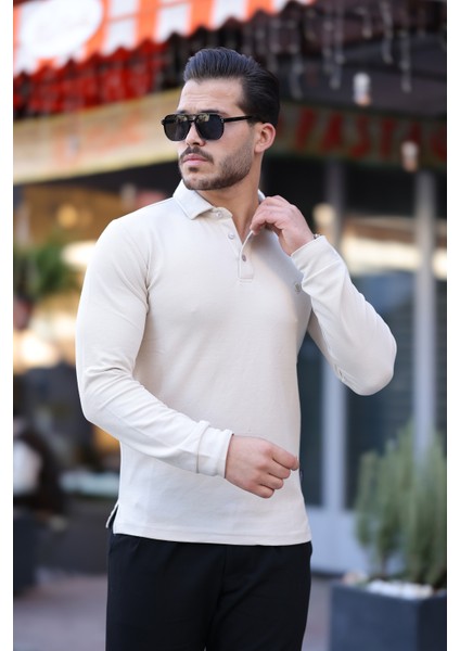 Uzun Kollu Polo Yaka Tişört fiyatları