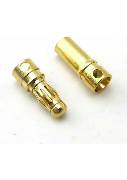 5 Çift 3.5mm Altın Kaplama Banana Dişi Erkek Soket 40A Pil Batarya Lion Bullet Plug modelleri