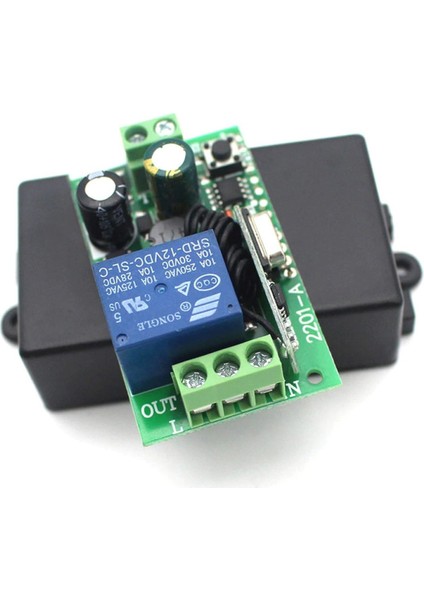433MHZ Rf 1 Kanal Röle Modül Ac 220V Kablosuz Pompa Fan Lamba Perde Akıllı Ev Garaj Bariyer Kapı modelleri