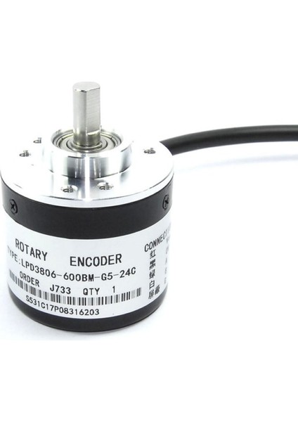 LPD3806-600BM-G5-24C 600 Pals Optik Enkoder Dc 5V-24V Rotary Döner Encoder, Ab 2 Fazlı Motor
