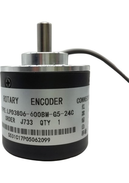 LPD3806-600BM-G5-24C 600 Pals Optik Enkoder Dc 5V-24V Rotary Döner Encoder, Ab 2 Fazlı Motor