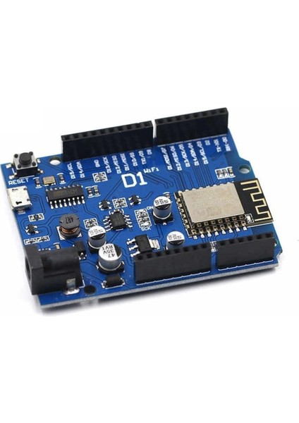 Arduino Wifi Shield ESP-12F Wifi ESP8266 Uno R3 Shield Wemos D1 Kablosuz Internet Haberleşme Iot