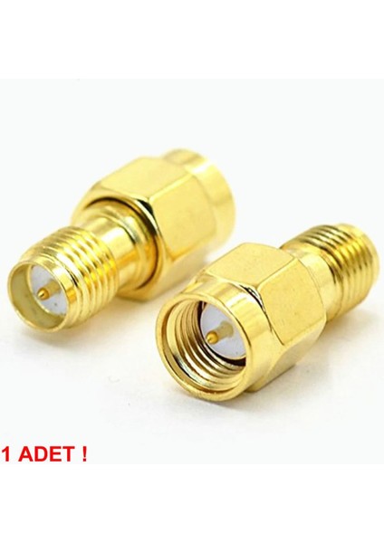 Sma Erkek To Rp Sma Dişi Adaptör Soket Altın Kaplama Soket 0-6ghz Rf Wi-Fi Anten Fpv Lora Helium