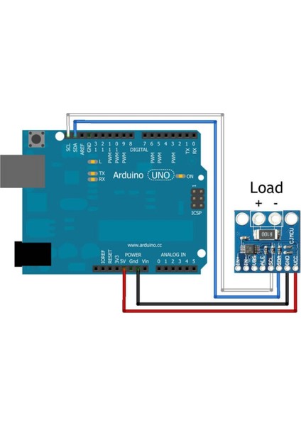 INA226 Voltaj Akım Güç Izleme Modülü 16 Bit Iic Haberleşme