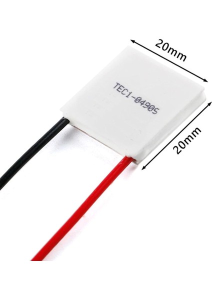 TEC1-04905 Termo Elektrik Peltier Soğutucu Tec1 04905 2X2CM 20X20MM Dc 5V 3A Mini Klima Fan Buzluk