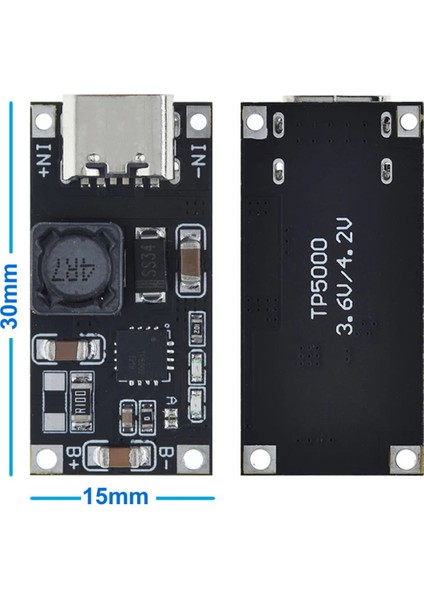 TP5000 1A 3.6V Lipo Lifepo4 Pil Şarj Modülü 1s 4.2V Lityum Li-Ion Batarya Akü Mp3 Mp4 Tablet Pda
