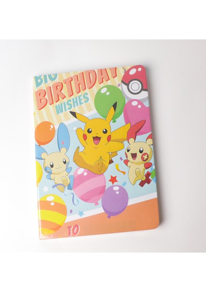 Pokemon Tasarımlı Çizgili Defter 1 ADET fiyatları