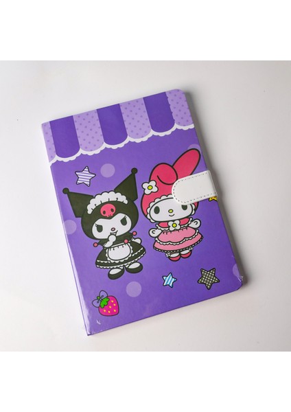 Piraye Gift Sanrio Kuromi Çizgili  Defter