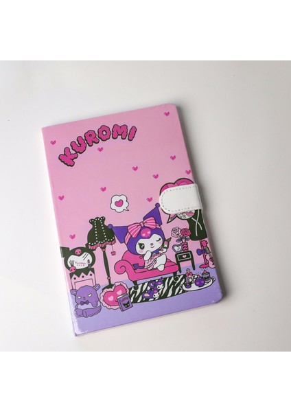 Piraye Gift Sanrio Kuromi Çizgili  Defter