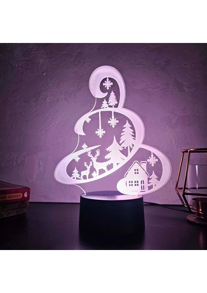 Yılbaşı Ağacı Gece Lambası.16 Renk+ Dokunmatik ve Uzaktan Kumandalı Işık. Yeni Yıl Mükemmel Hediye. modelleri