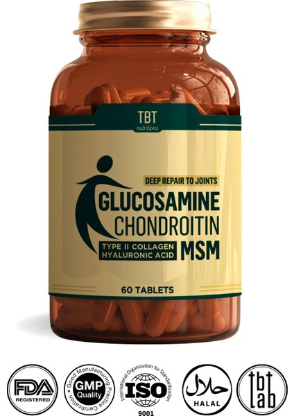 Multi Glukozamin: 9 Sinerjik Içerik ile Eklemlere Derinlemesine Bakım | 60 Tablet |